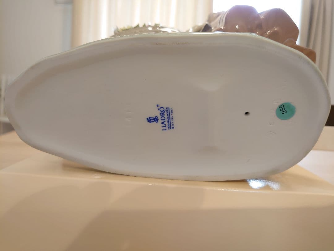 【美品 絶版】LLADRO リヤドロ 「花屋の姉妹」シリーズ1419『花集め』