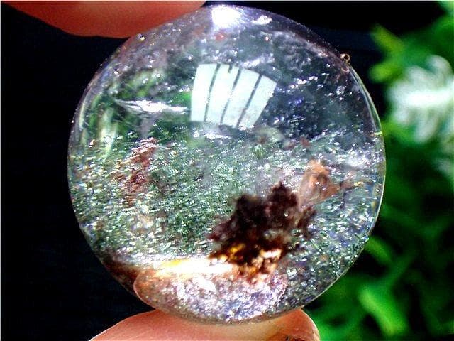 ★AAA級天然ガーデンクォーツ丸玉B89P1/173P05C