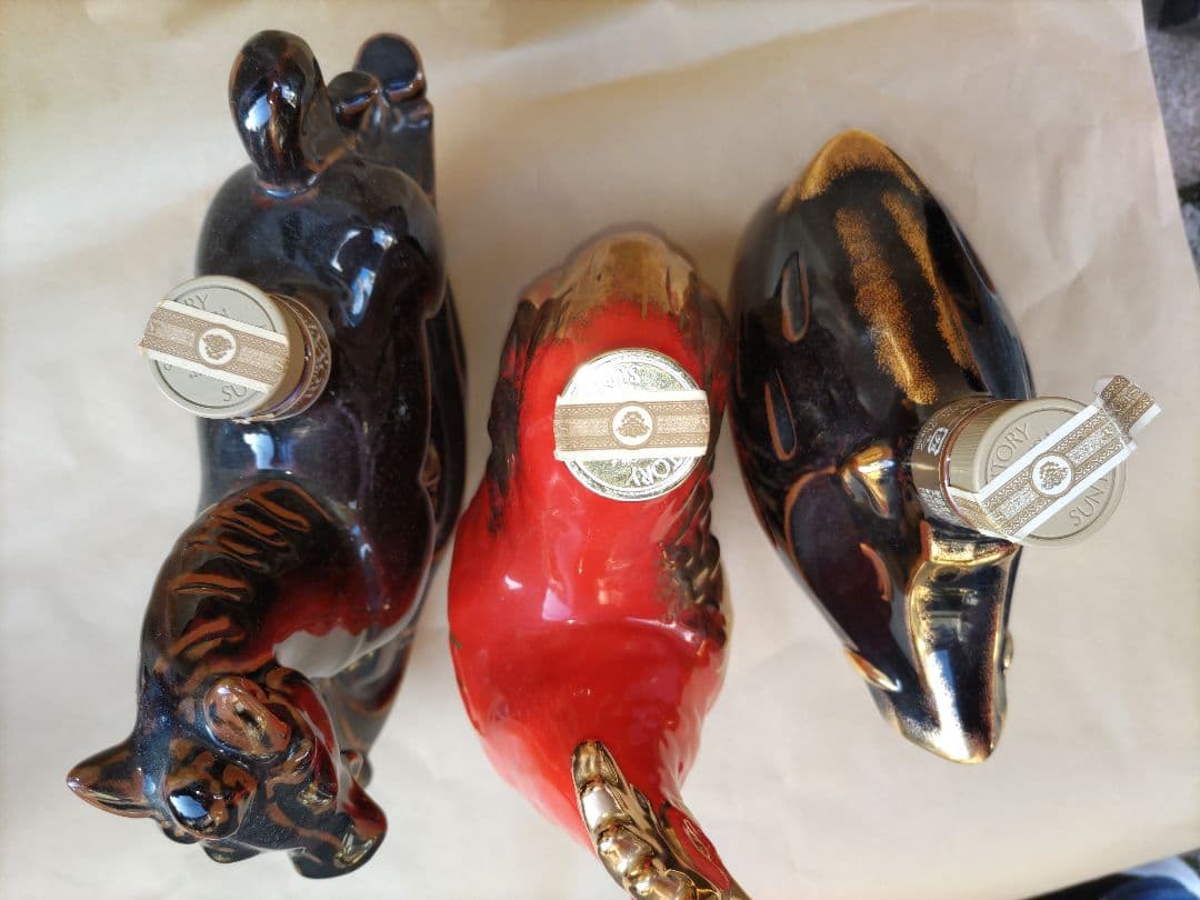 干支の陶器ボトルセット（空ボトル）一品1800円