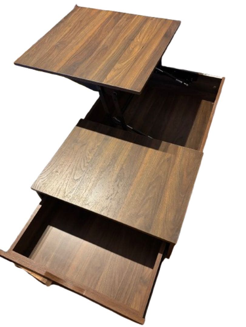 【sr-aucky出品】ニトリ　昇降リビングテーブル