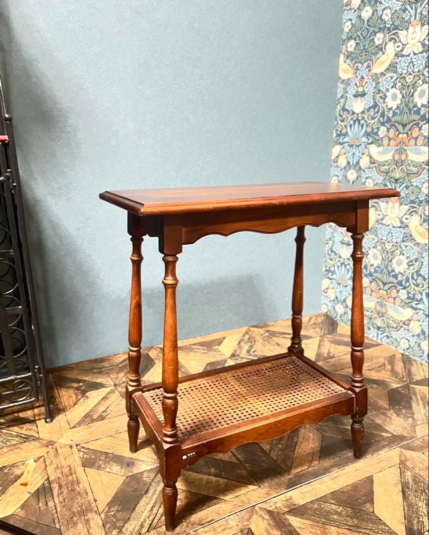 カリモク オールドカリモク サイドテーブル 花台 インテリア 昭和レトロ