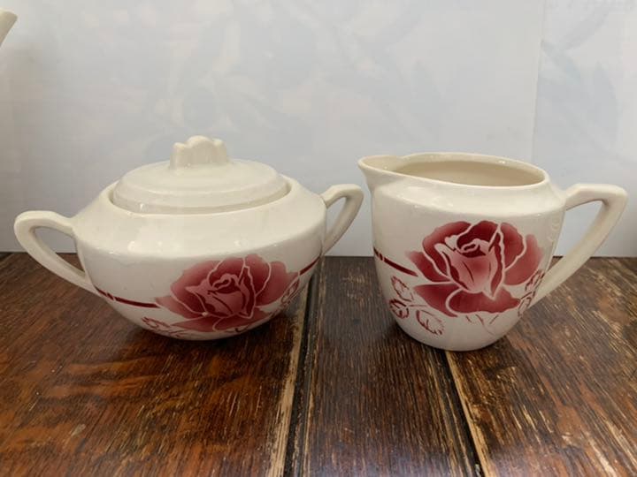 ディゴワン サルグミンヌ フランス　バラ柄　10セット　　貴重な未使用品