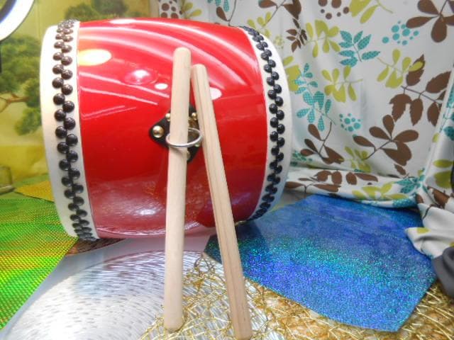 (送料無料)35.000円　R大太鼓36cm撥二本付きと肩紐付き移動袋セット