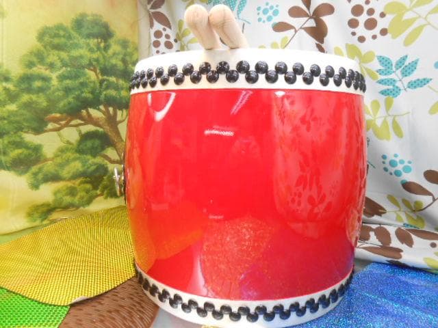 (送料無料)35.000円　R大太鼓36cm撥二本付きと肩紐付き移動袋セット