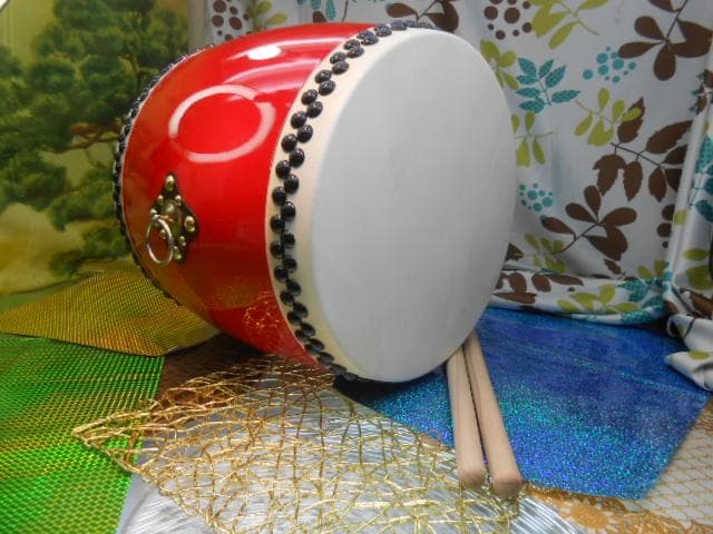 (送料無料)35.000円　R大太鼓36cm撥二本付きと肩紐付き移動袋セット