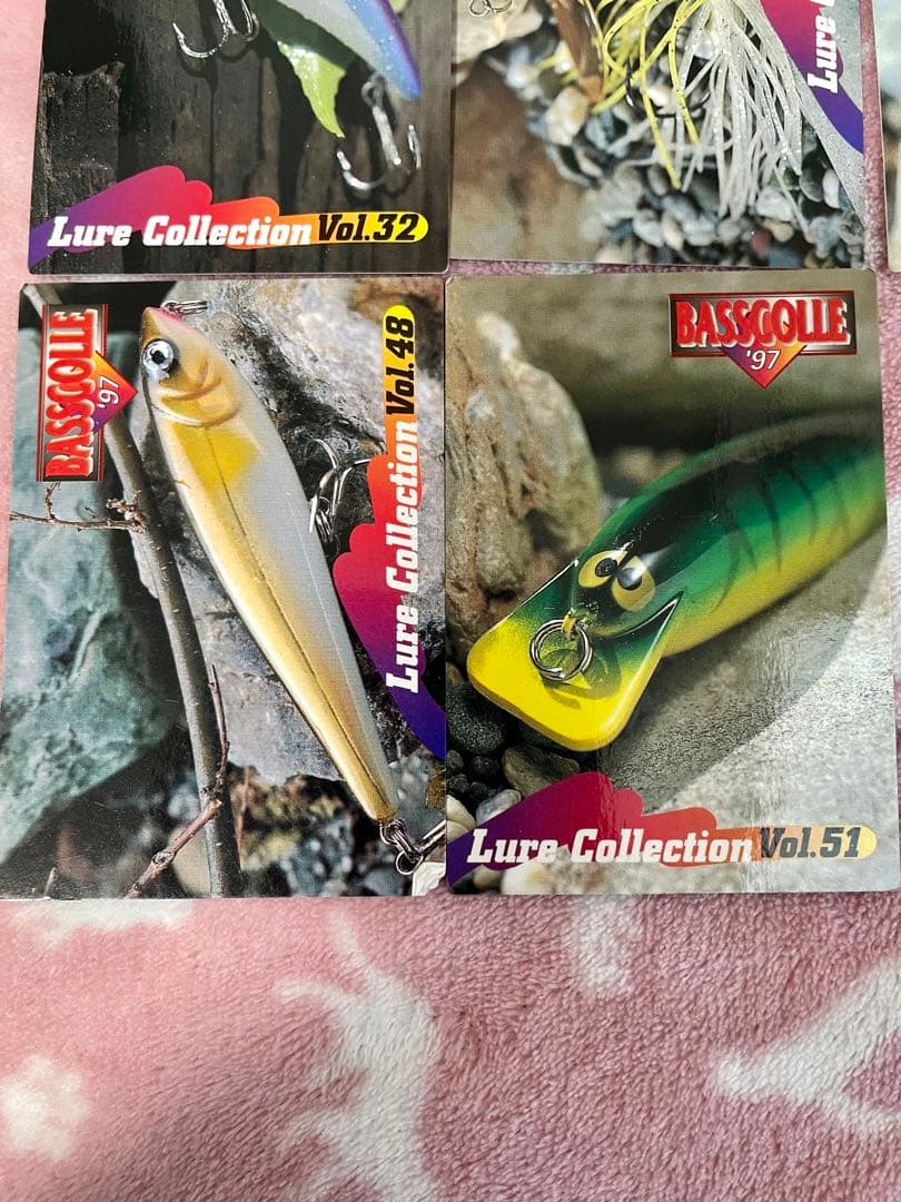 ルアートレカ バスコレ97 まとめ売り ルアーコレクション カード 1997