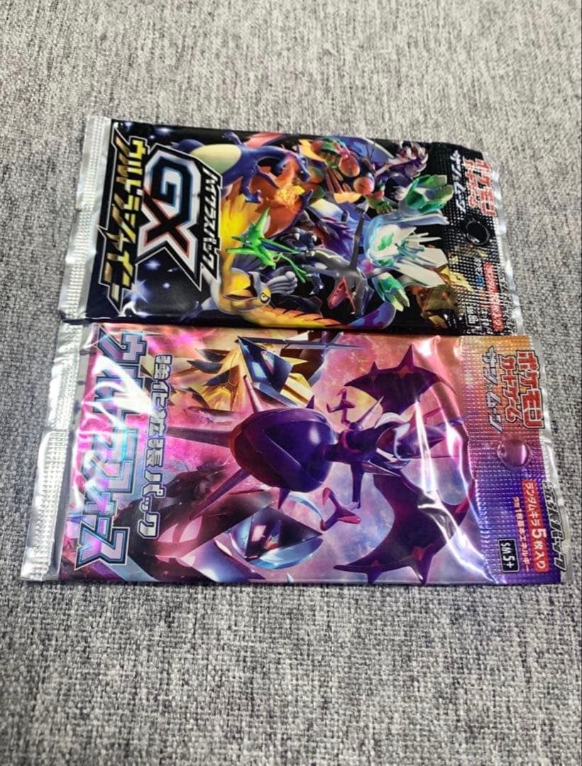 ポケモンカードGXウルトラシャイニウルトラフォース未開封パック《ポケカ》2パック