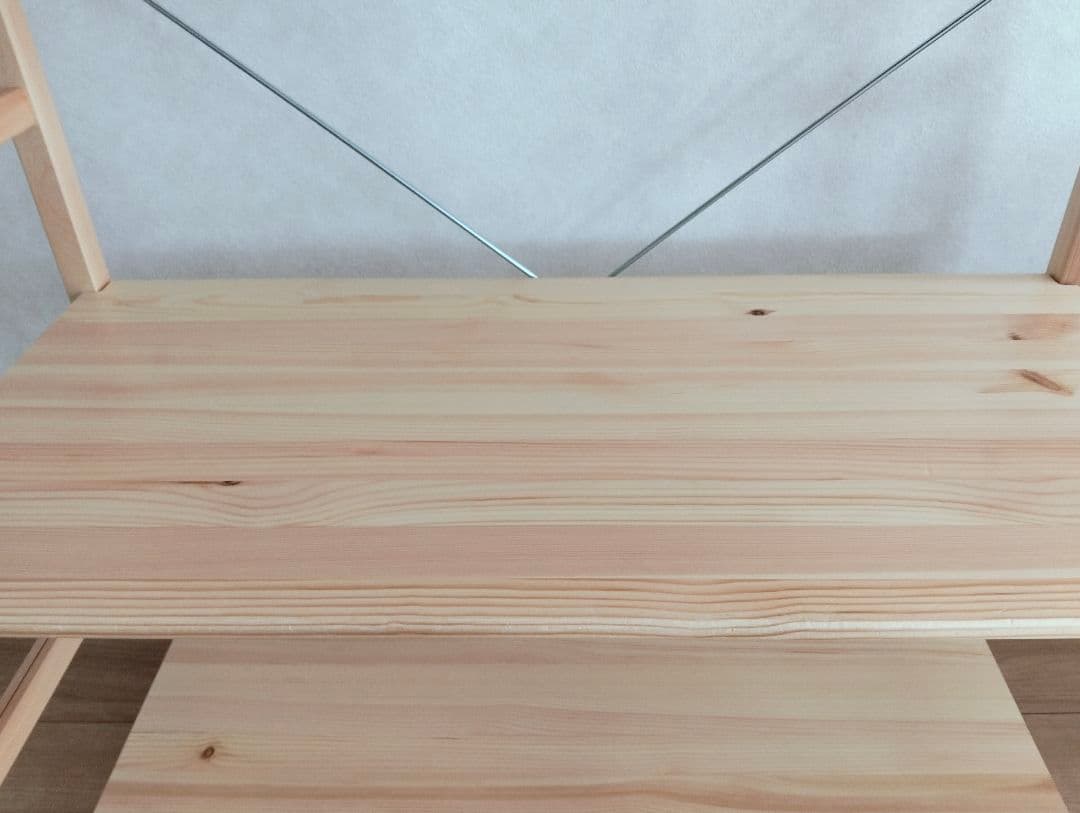 パイン材ユニットシェルフ　86cm 幅　小　無印良品　棚　ラック