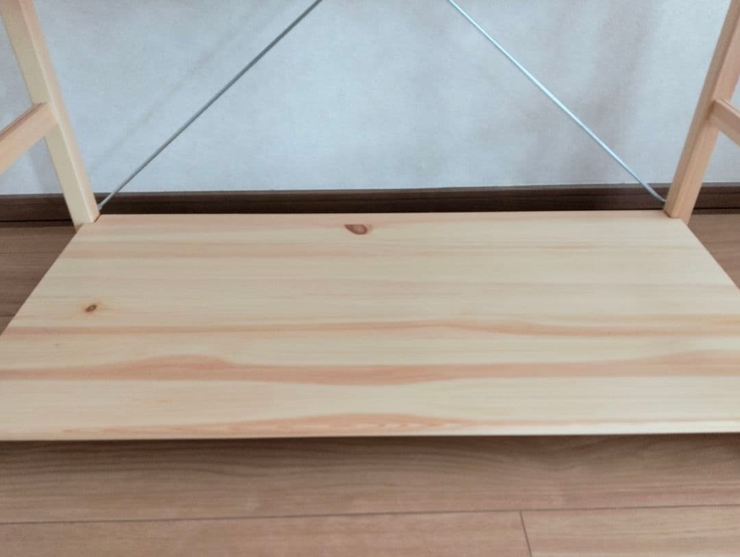 パイン材ユニットシェルフ　86cm 幅　小　無印良品　棚　ラック