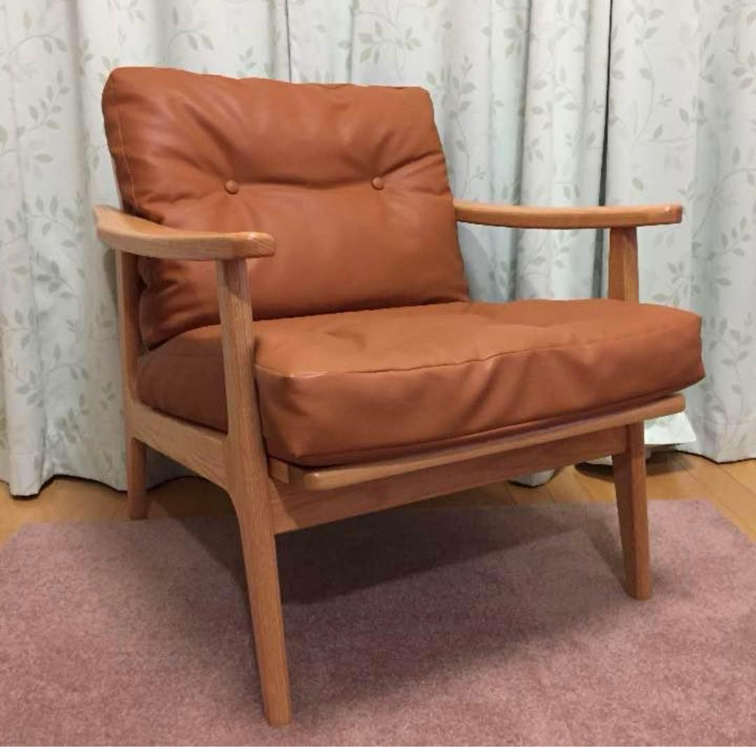 マルニ60 フレームチェア 1シーター 両肘 オーク ブラウン