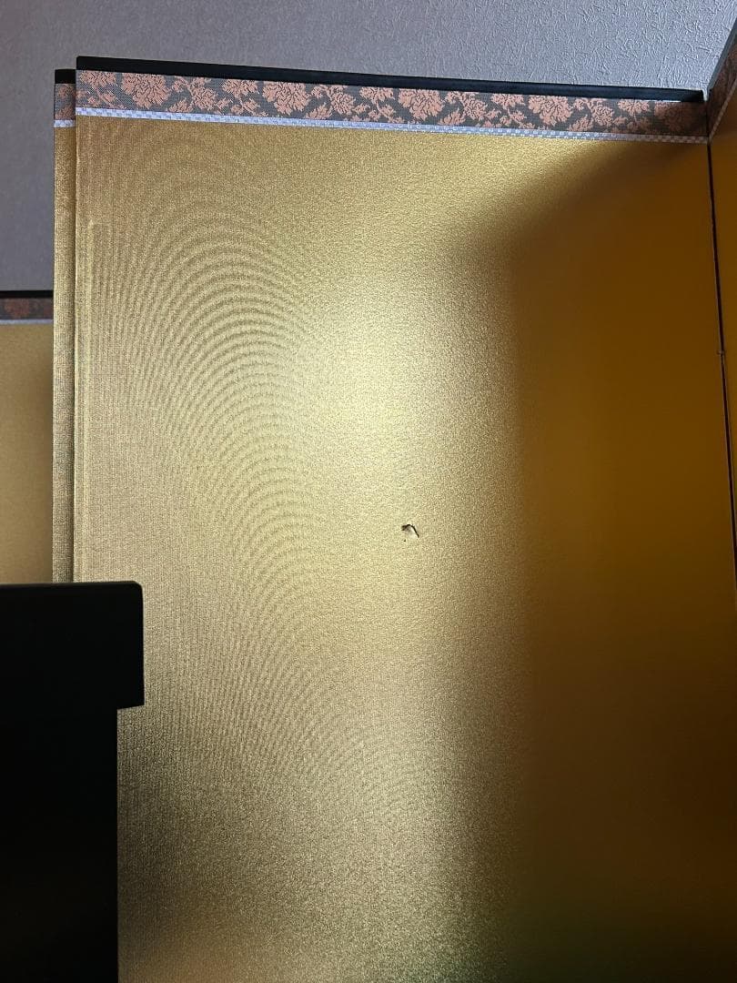 鈴木利光　大鎧飾　五月人形　鎧兜　正絹　金箔　台座付き　久月　伝統工芸品