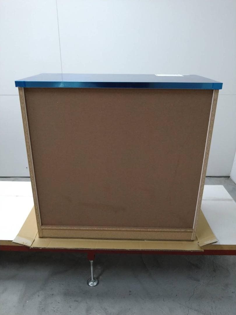 6081 ステンレスカウンター幅90 ホワイト　KK-90