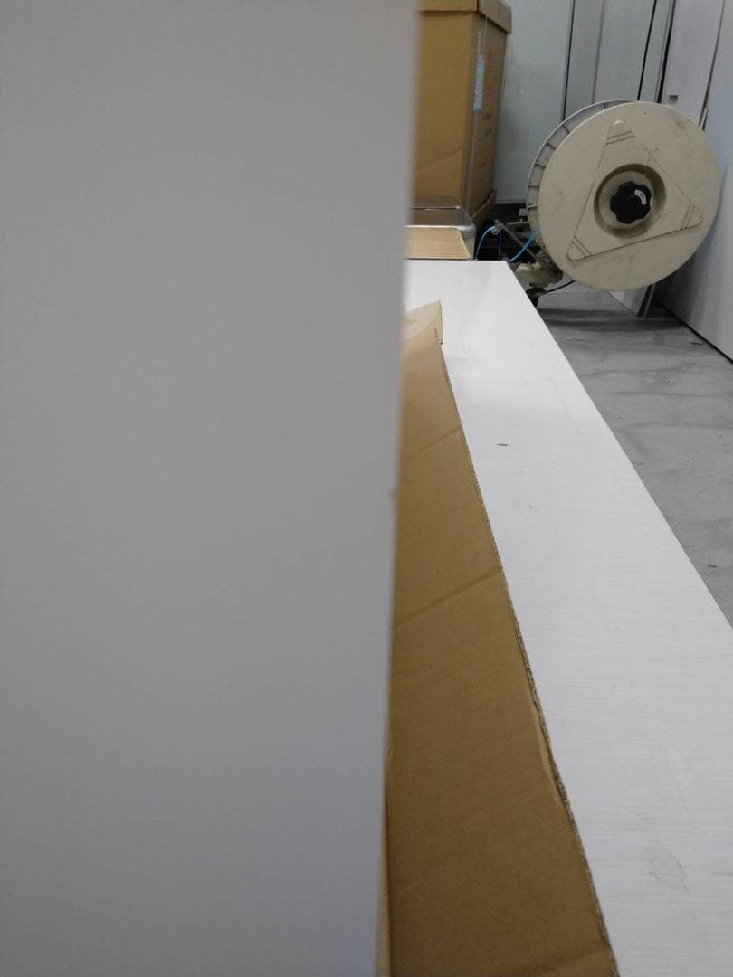 6081 ステンレスカウンター幅90 ホワイト　KK-90