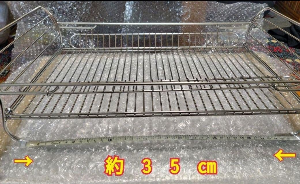 ツバメ　燕三条　折りたたみ式水切りかご　水切りバスケット　ステンレス