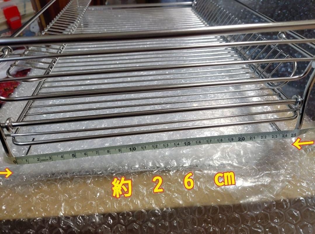 ツバメ　燕三条　折りたたみ式水切りかご　水切りバスケット　ステンレス