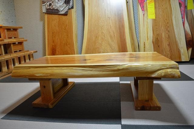 №52秋田杉一枚板座卓☆厚板☆3帖～6帖⭐︎セール品