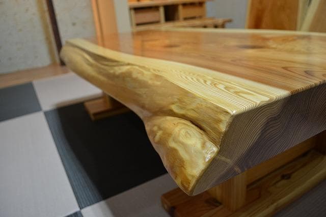 №52秋田杉一枚板座卓☆厚板☆3帖～6帖⭐︎セール品