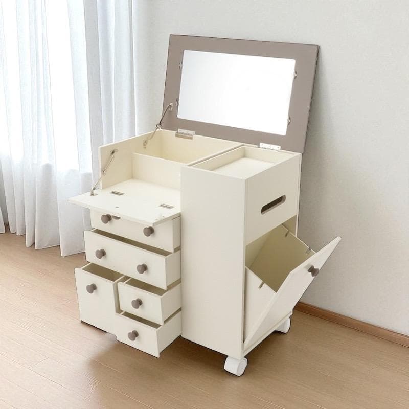 フォロー割【新品】たっぷり収納 コスメワゴン　お洒落 ドレッサー