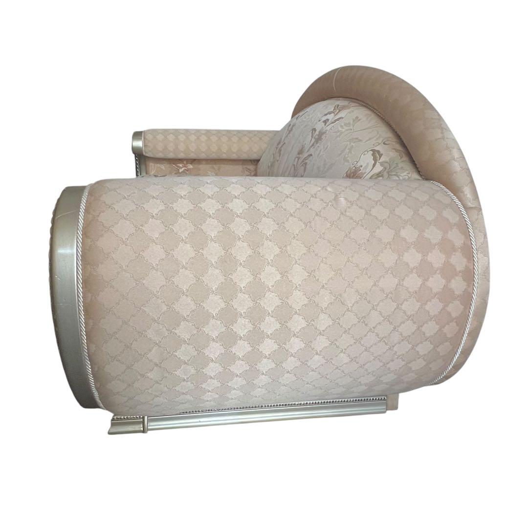 【豪華絢爛】【高級】2人掛けソファ　ファブリック ヨーロッパ　欧風　ラウンジ