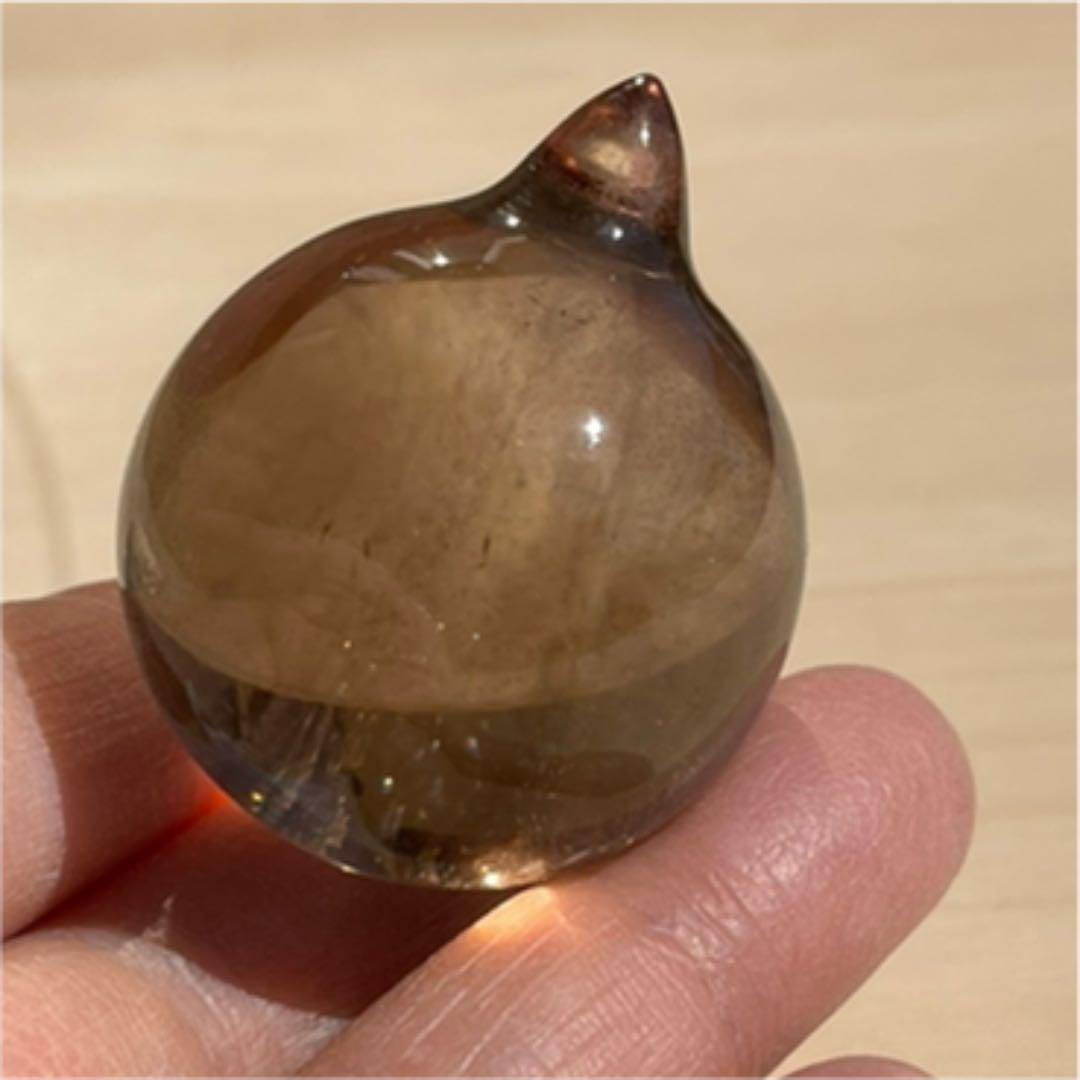 ガウリシャンカール産スモーキークォーツ　如意宝珠③