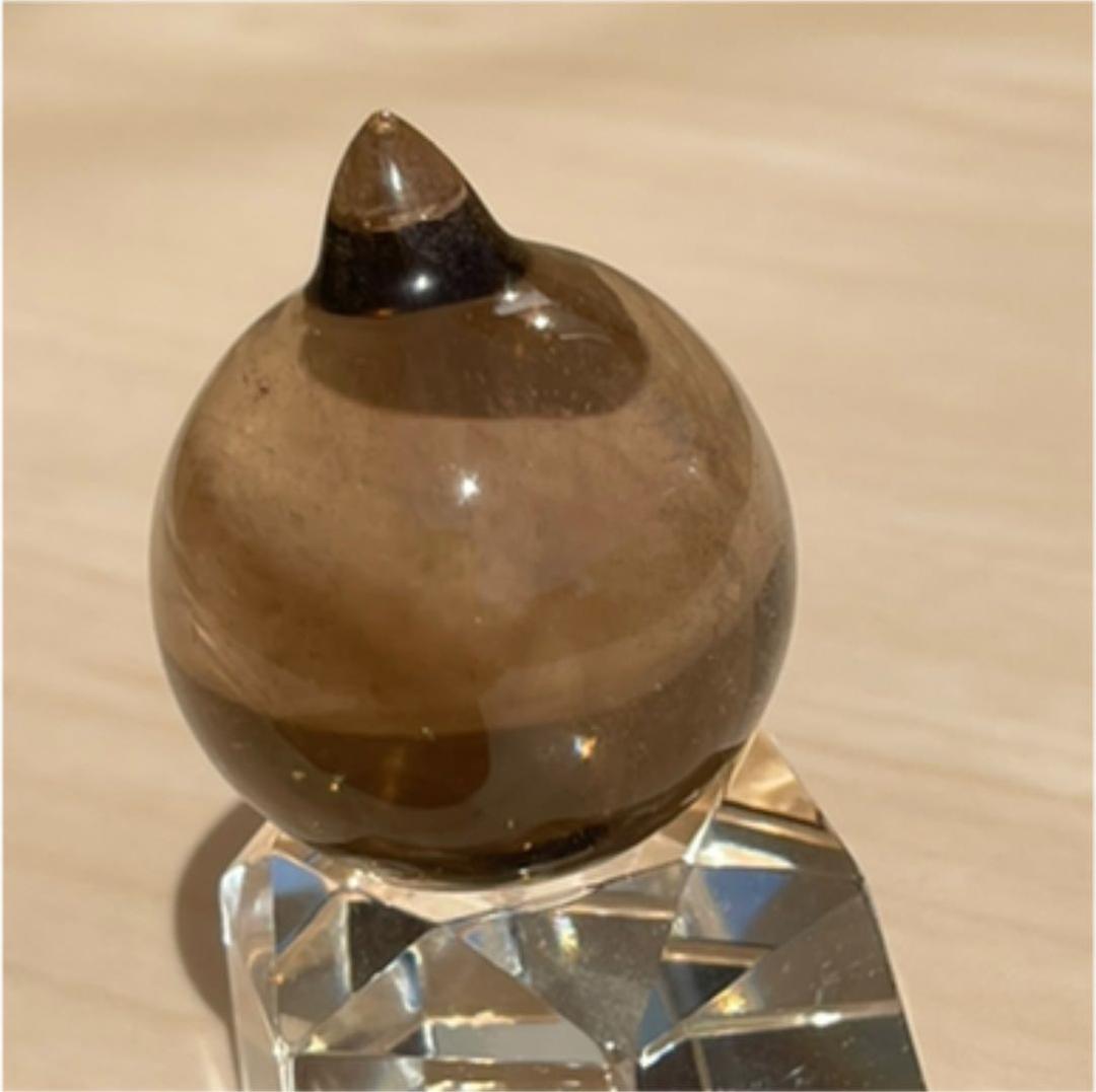 ガウリシャンカール産スモーキークォーツ　如意宝珠③