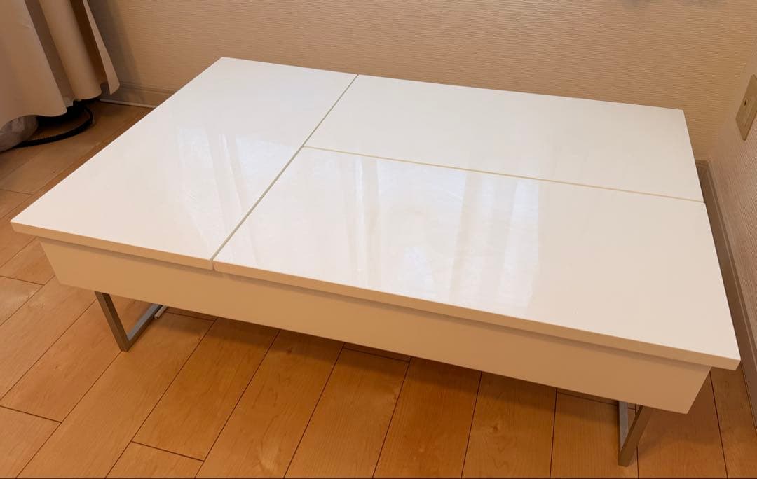 大塚家具 日本製 収納付き ローテーブル コーヒーテーブル