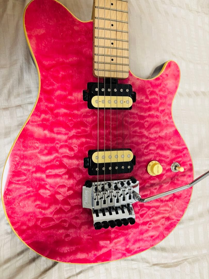 stearing by music man ax40 pink B'z 松本