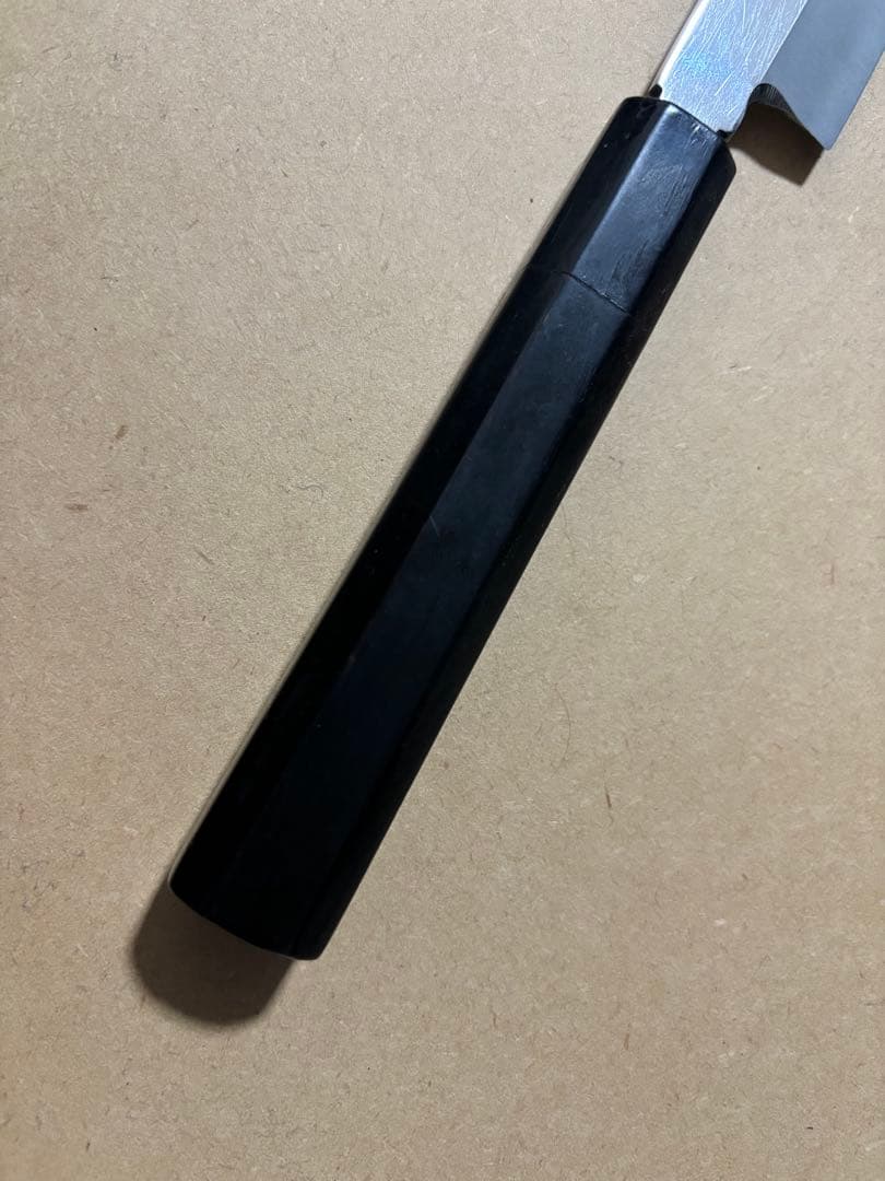 一刀斎虎徹　9寸（270mm）　柳刃包丁　鏡面仕上げ