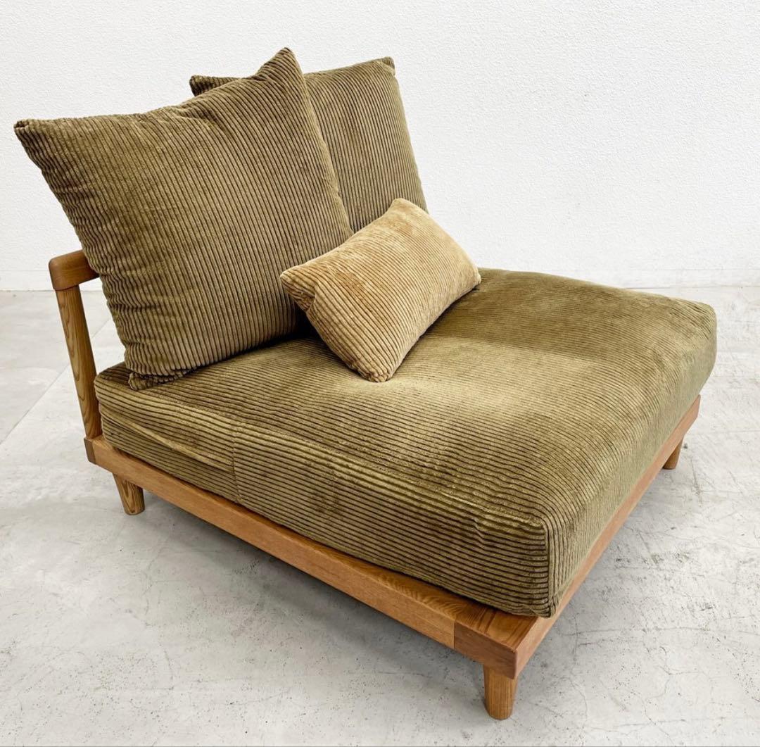 美品　【Re:CENO】AGRAソファ　1.5人がけタイプ