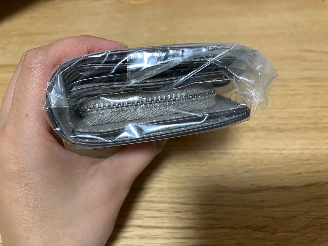 マイケルコース　財布　折りたたみ　グレー