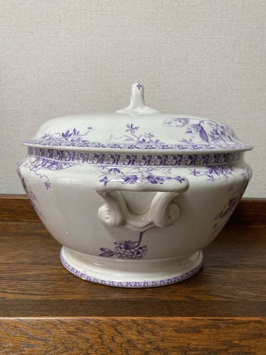 フランス アンティーク☆ジアンチューリーン紫陽花スーピエールGien