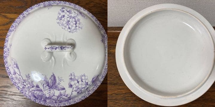 フランス アンティーク☆ジアンチューリーン紫陽花スーピエールGien