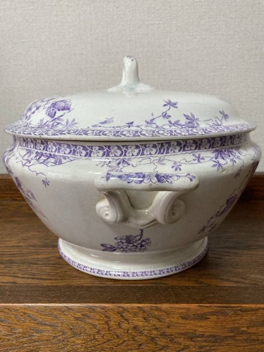 フランス アンティーク☆ジアンチューリーン紫陽花スーピエールGien