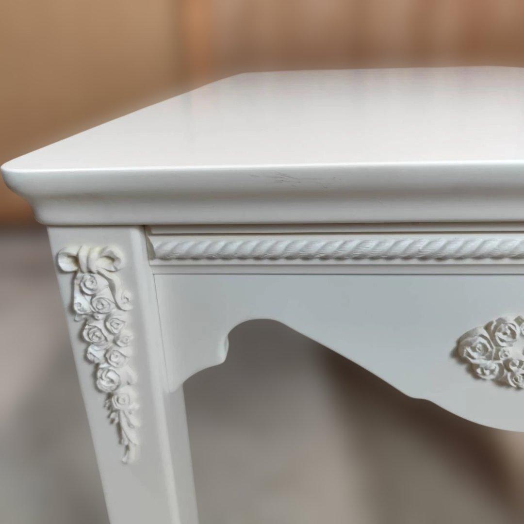 直接引き取り Celesta チェレスタ センターテーブル 姫系 白家具