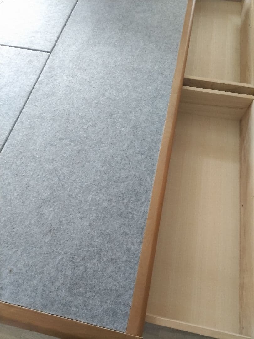 新春セール！札幌市近郊の方限定！送料無料！大塚家具 収納付きシングルベッド