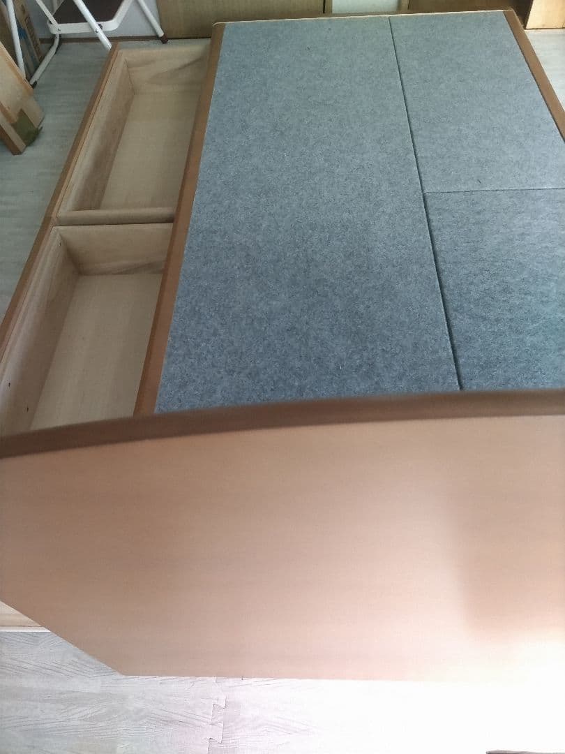 新春セール！札幌市近郊の方限定！送料無料！大塚家具 収納付きシングルベッド