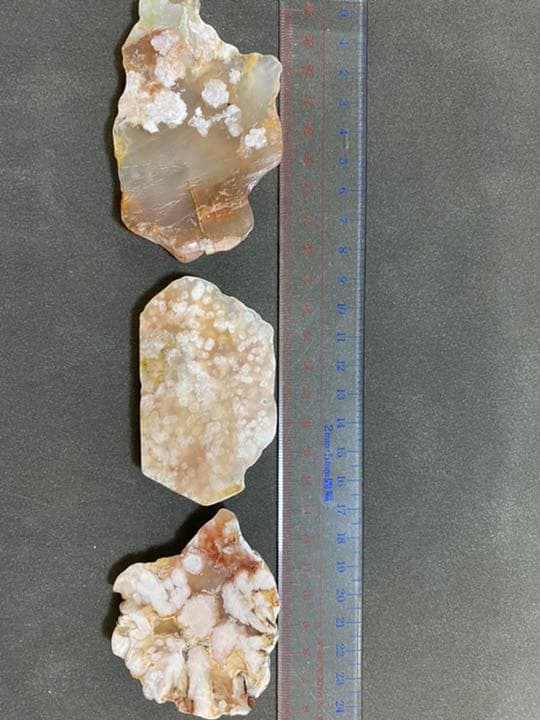 桜瑪瑙 ❀ フラワーアゲート スラブ  原石スライス❤︎ネイルパレットNoT005