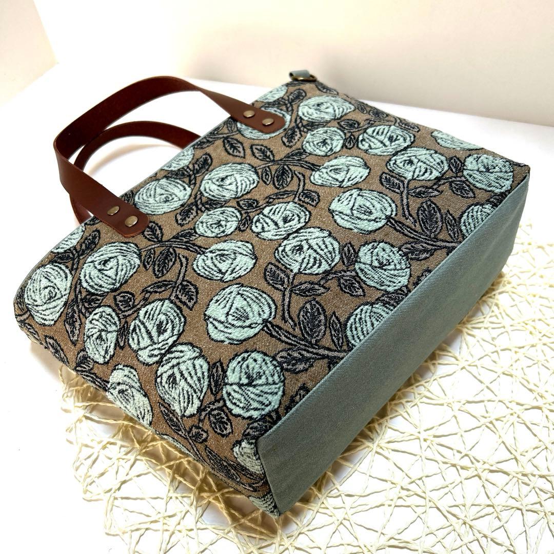 ミナペルホネン舟形トートバッグ　ハンドメイド