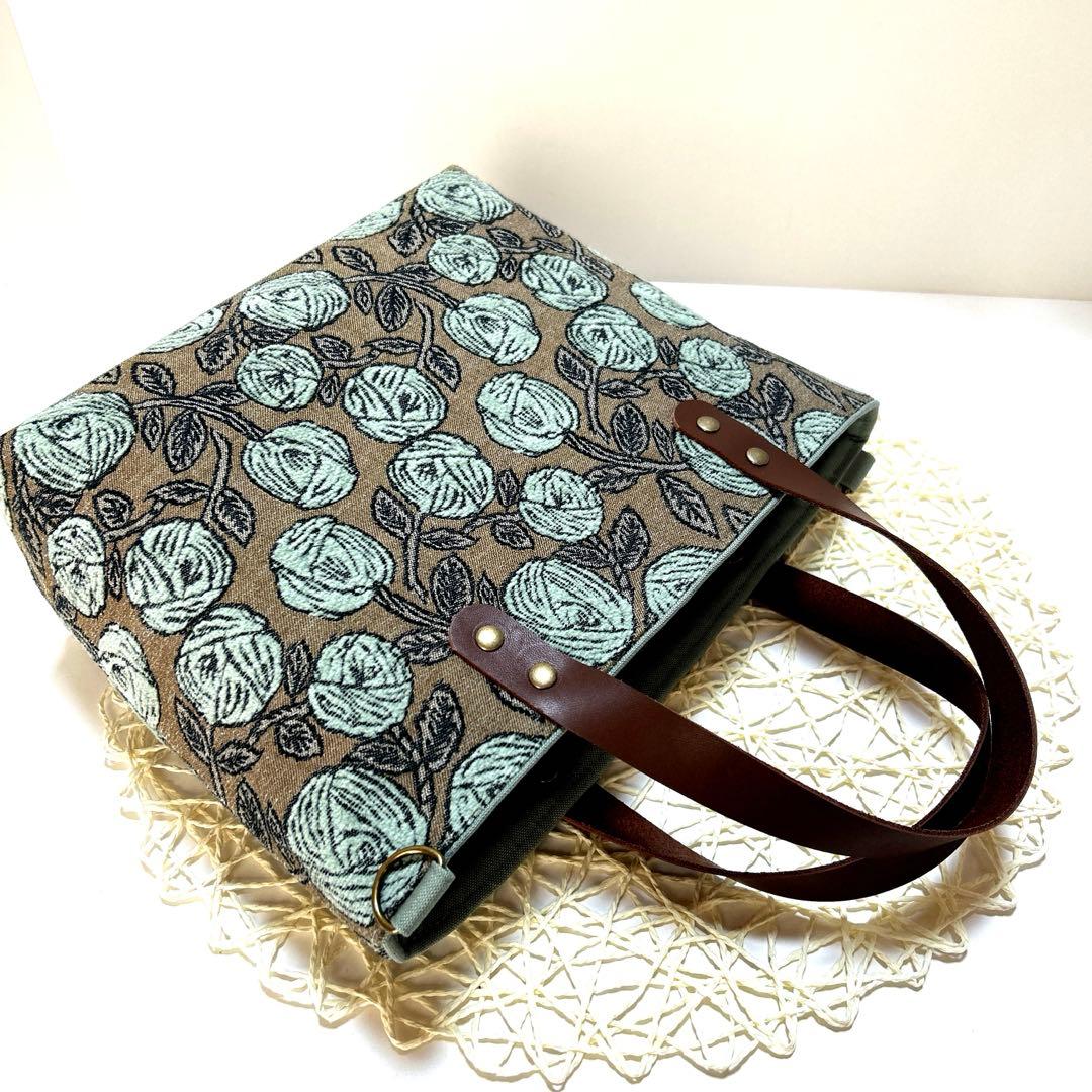 ミナペルホネン舟形トートバッグ　ハンドメイド