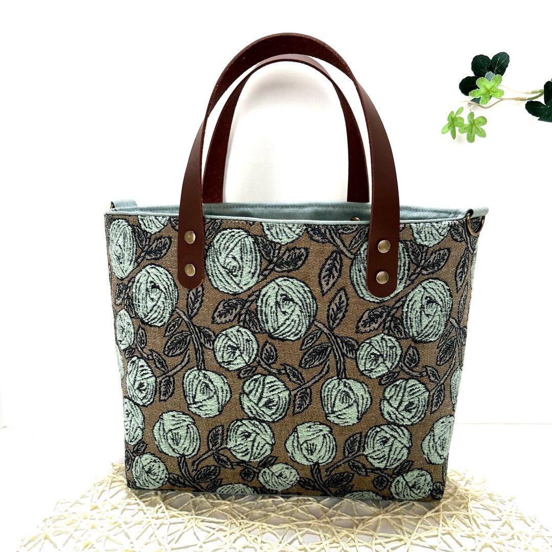 ミナペルホネン舟形トートバッグ　ハンドメイド