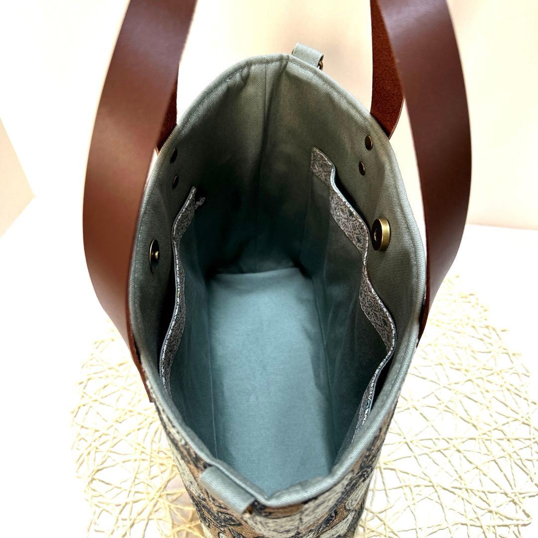 ミナペルホネン舟形トートバッグ　ハンドメイド