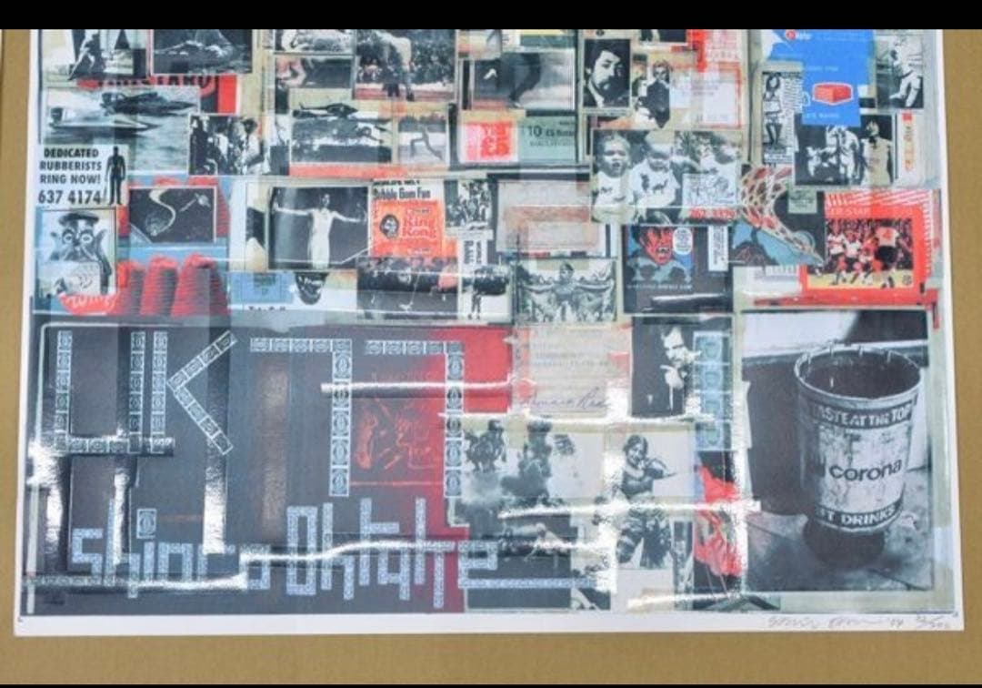 ☆2枚組☆サイン入☆大竹伸朗☆ロンドン☆シルクスクリーン☆2004年作