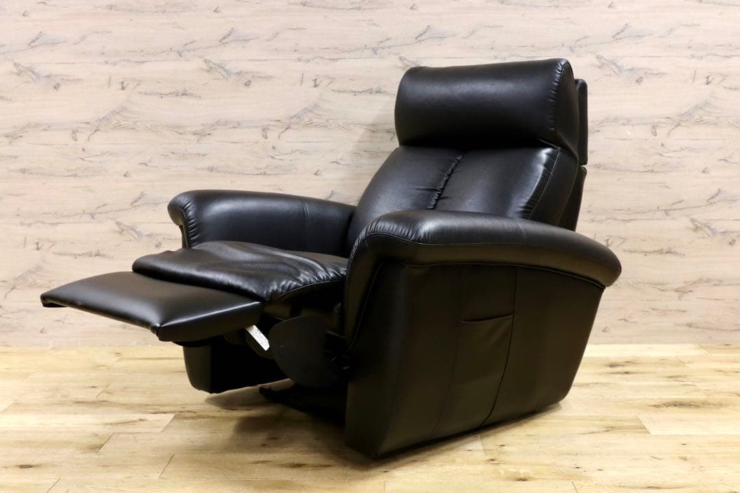 GMHK404○馬場家具 インターリバックス 1人掛けソファ シングルソファ ブ