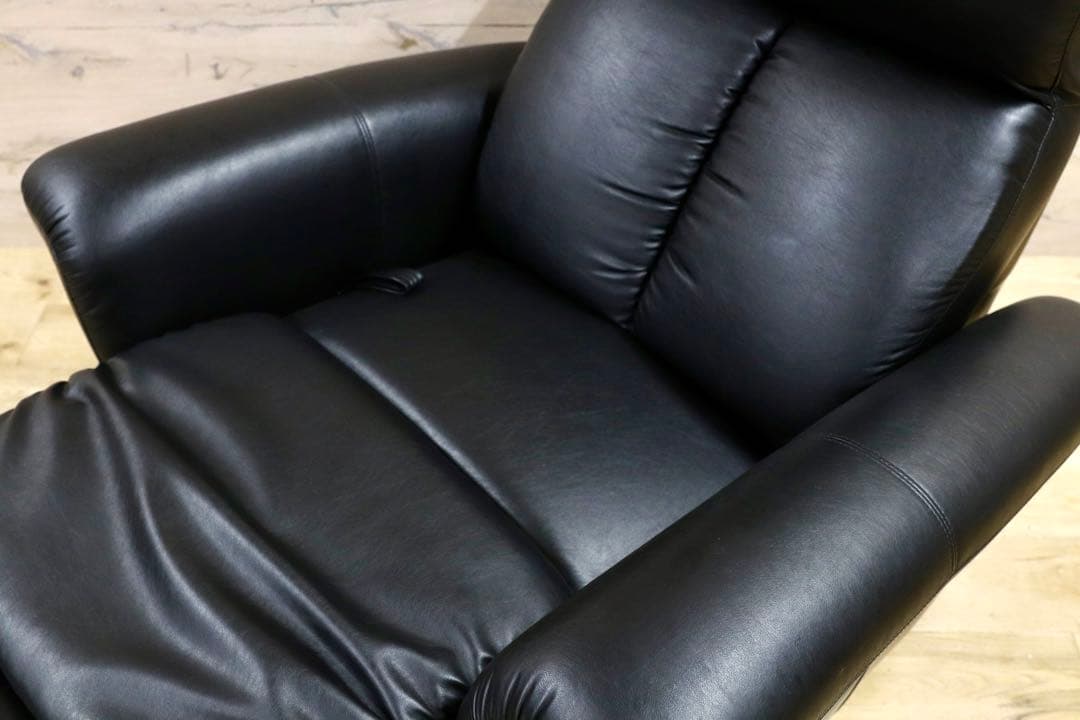 GMHK404○馬場家具 インターリバックス 1人掛けソファ シングルソファ ブ