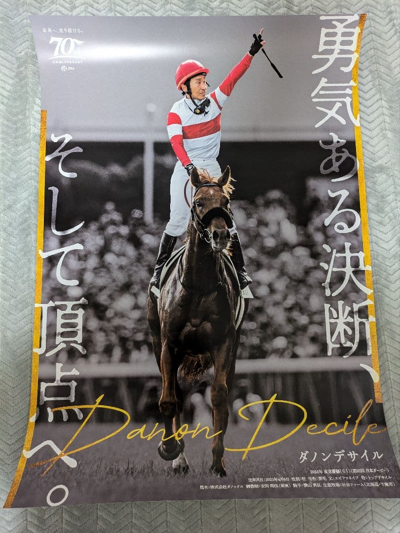 ダノンデサイル 競馬 JRA ポスター 非売品 ノベルティ - メルカリ