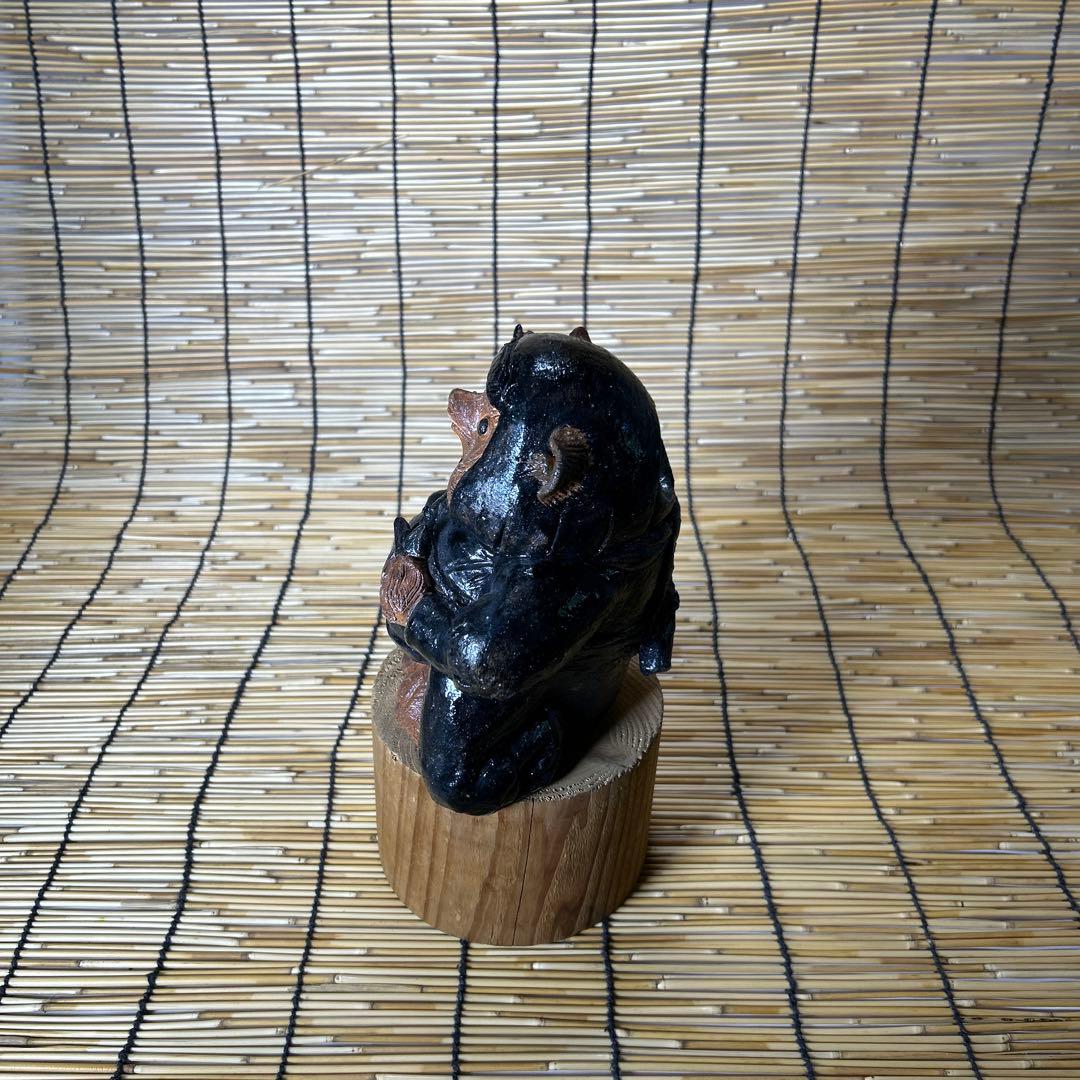 信楽焼 陶器 たぬき 手作り忍者狸
