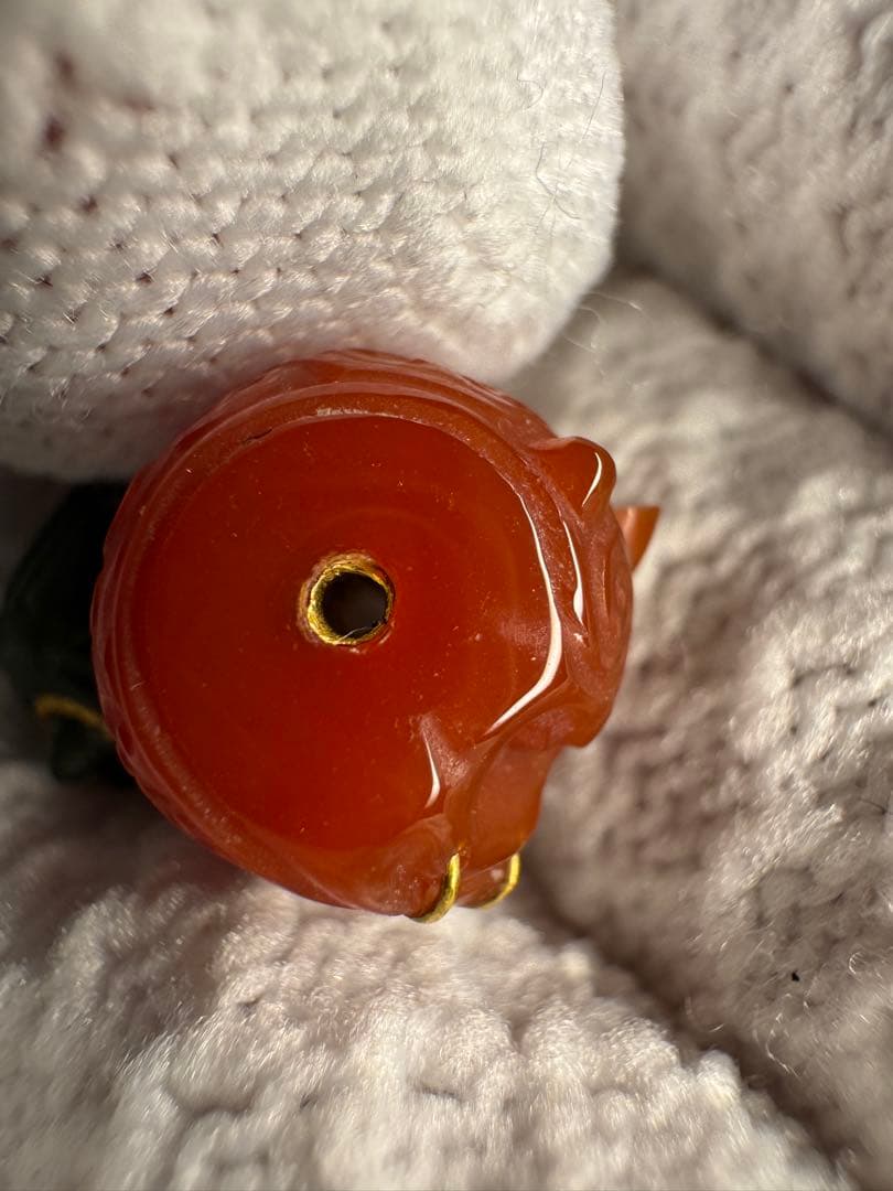 極上玉石セット 金縁装飾龍珠 開運アクセサリー 希少逸品！