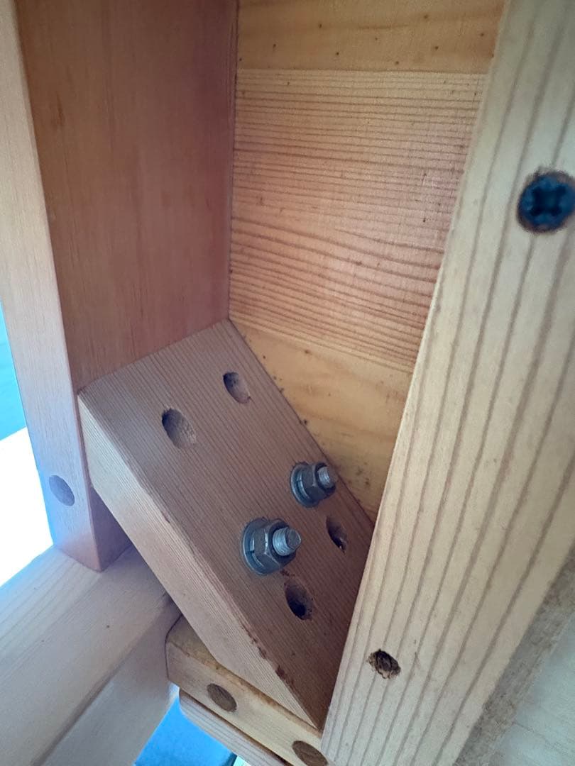 【送料込】無印良品：パイン材デスク／引き出しあり（2箇所）