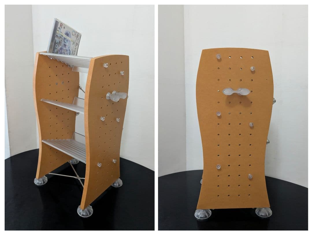 90s ミニシェルフ CDラック 収納ボックス アノニマス Y2K