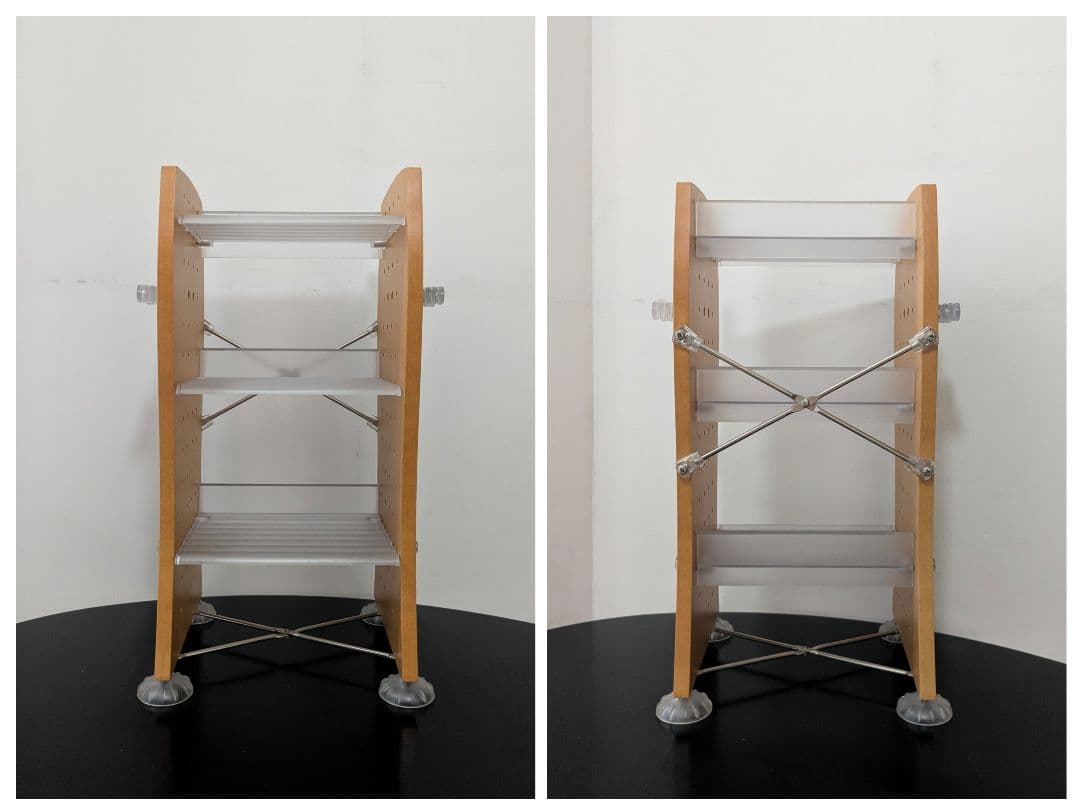 90s ミニシェルフ CDラック 収納ボックス アノニマス Y2K